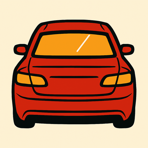 Erase the background and move the front of the car to the other side, bring the back to this side.