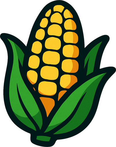Corn.
In-Game asset.  2d.  High contrast.  No shadows