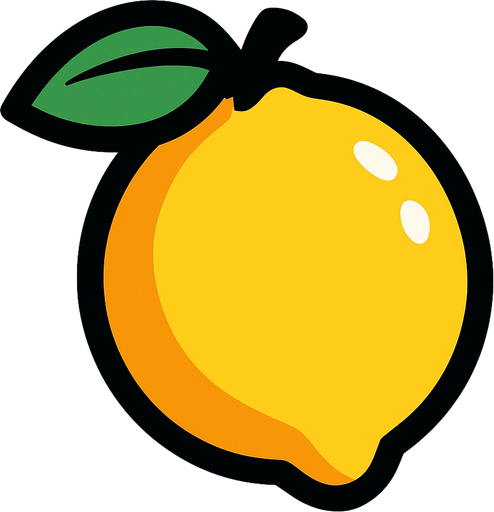 lemon.
In-Game asset.  2d.  High contrast.  No shadows