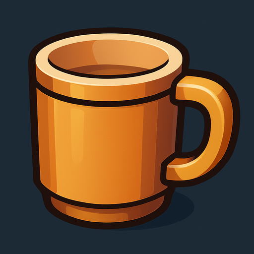 cup.
In-Game asset.  High contrast.  No shadows. 3D
