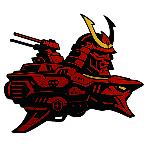 unreal engine image side right body view angle space battle ship evil  samurai vibe
In-Game asset.  2d.  High contrast.  No shadows