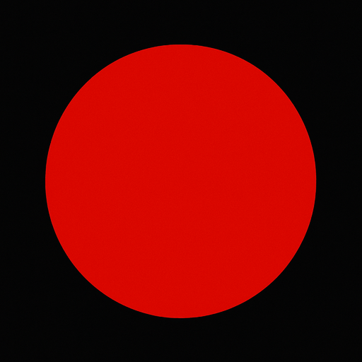 make a circle red.
In-Game asset.  2d.  High contrast.  No shadows