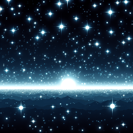 A space full of stars.
Single Game Texture. In-Game asset. 2d. Blank background. High contrast. No shadows.