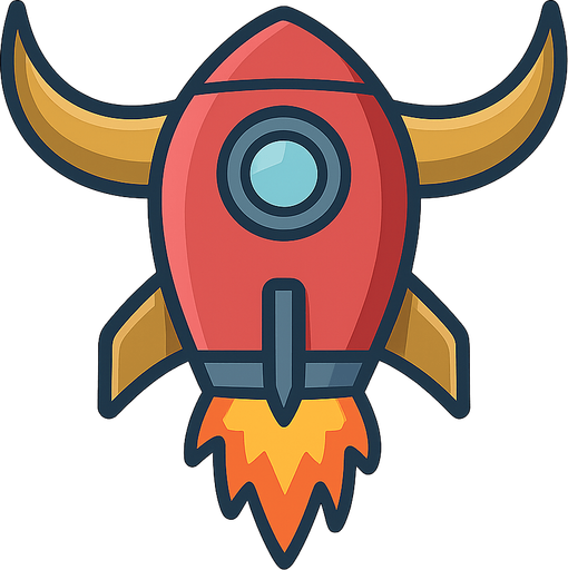 rocket. No background. Transparent background. Blank background. No shadows. 2d. In-Game asset. flat