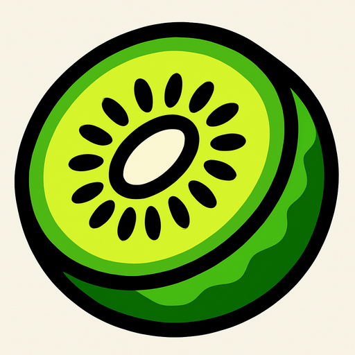 kiwi.
In-Game asset.  2d.  High contrast.  No shadows