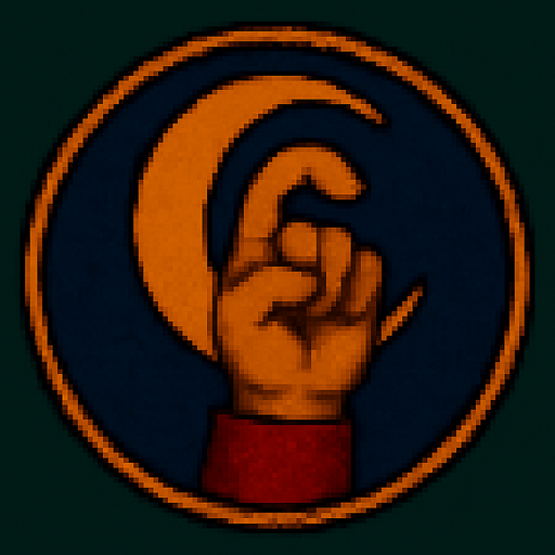 A hand with its fingers symbolizing moon