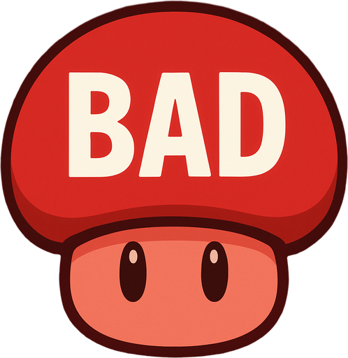 Red Color, delete "GOOD" Write "BAD"