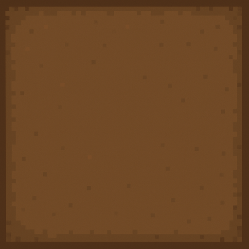 Simple empty clean pixel art background in brown.
In-Game asset.  2d.  High contrast.  No shadows. Game menu background.