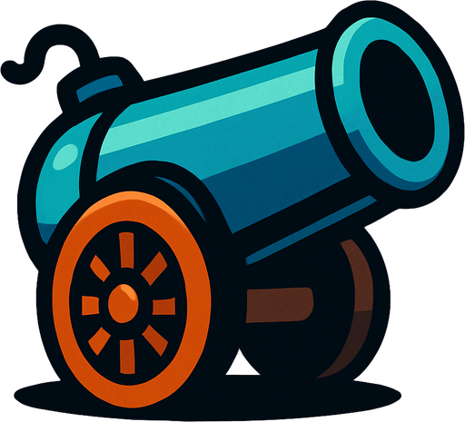 Canon.
In-Game asset.  2d.  High contrast.  No shadows