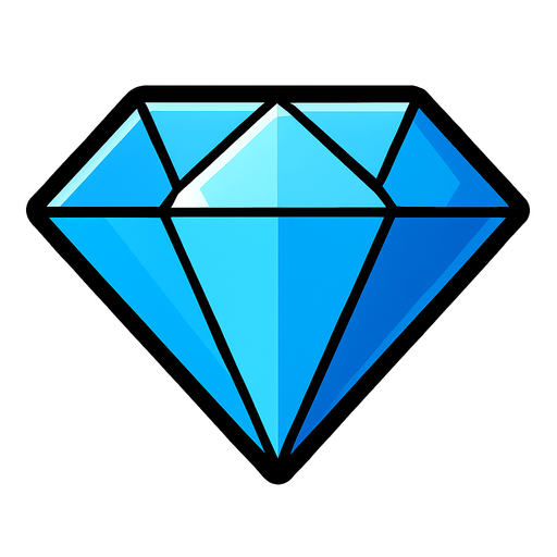 diamond.
In-Game asset.  2d.  High contrast.  No shadows