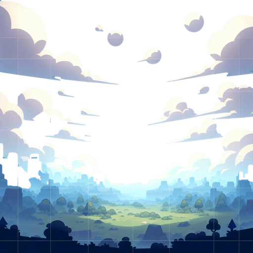 A clear blue sky background with no clouds..
Single Game Texture.  In-Game asset.  2d.  Blank background.  High contrast.  No shadows