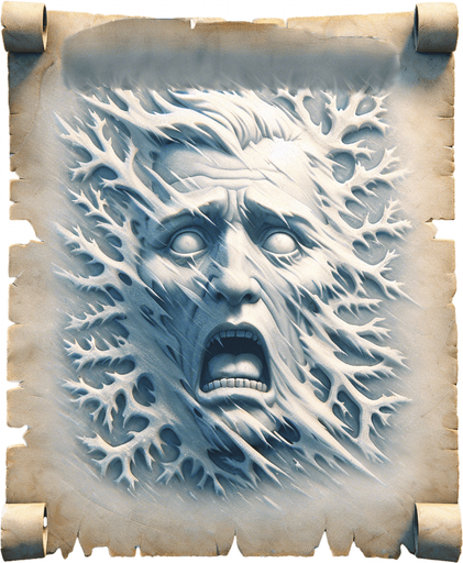 the text "freezing circumstances", in a old font