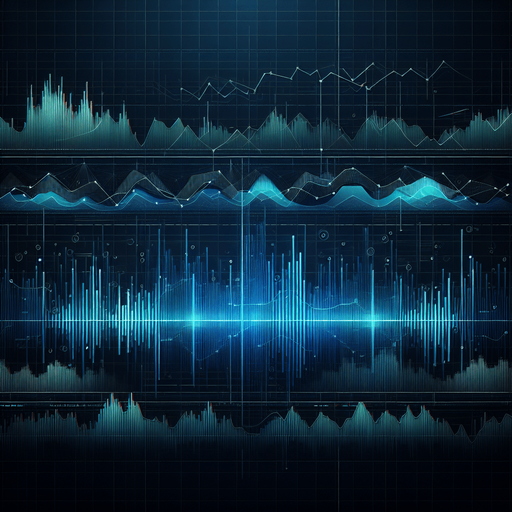 A Technical dark background. Nothing just a gradiant of colors from black to dark blue. Theme : stock market.
background