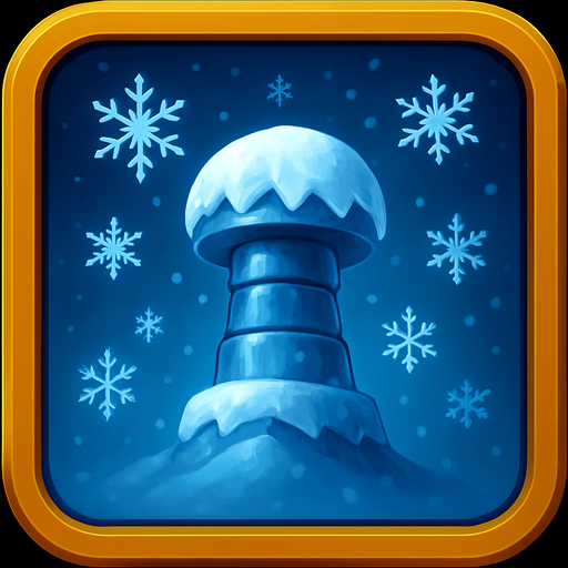 Текст убрать. Вместо молний снежинки