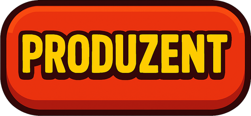 PRODUZENT BUTTON.
In-Game asset.  2d.  High contrast.  No shadows