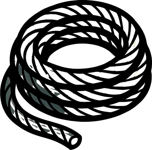 metal cable.
In-Game asset.  2d.  High contrast.  No shadows