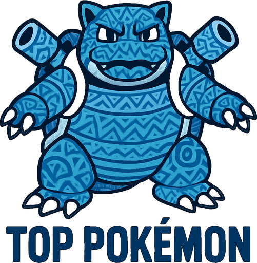 PATTERNED BLU

TOP POKEMON.
In-Game asset.  2d.  High contrast.  No shadows