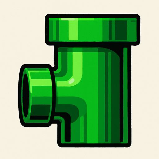 pipe.
In-Game asset.  2d.  High contrast.  No shadows. pipe