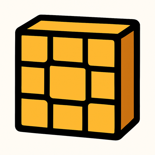 block.
In-Game asset.  2d.  High contrast.  No shadows