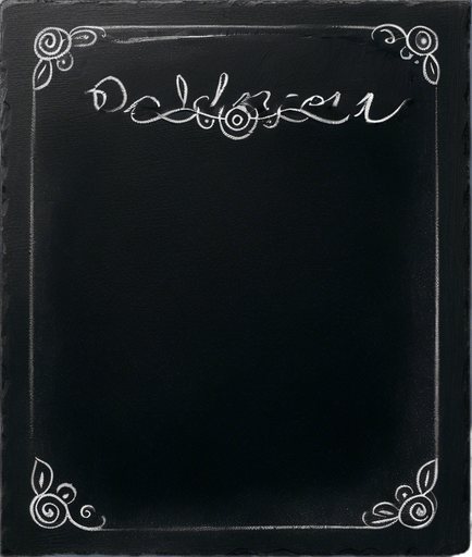 Text "POTION" handwritten in chalk