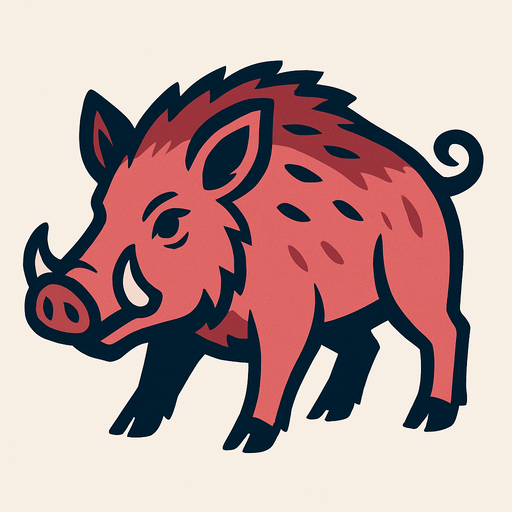 Domuz.
In-Game asset.  2d.  High contrast.  No shadows