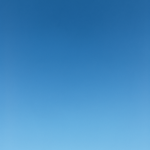Photorealistic blue sky without clouds.