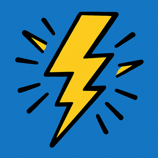 rayo fuerte.
In-Game asset.  2d.  High contrast.  No shadows
