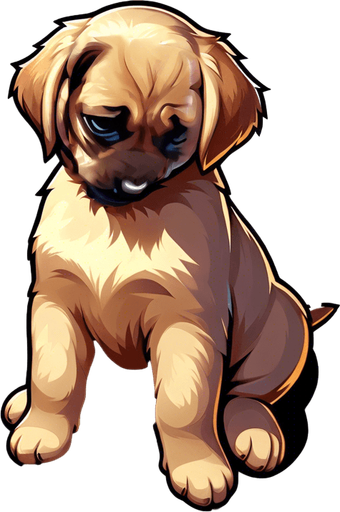 sad crying puppy