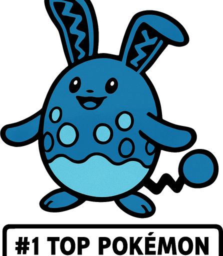 PATTERNED BLU

TOP POKEMON.
In-Game asset.  2d.  High contrast.  No shadows