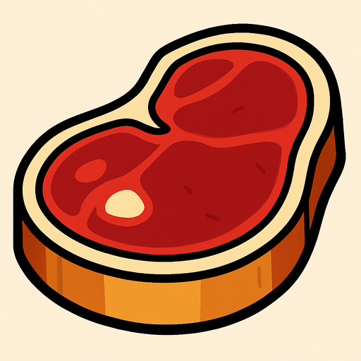 Carne Grande.
In-Game asset.  2d.  High contrast.  No shadows