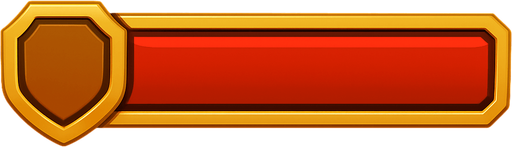 HP BAR - yazısız.
In-Game asset.  2d.  High contrast.  No shadows