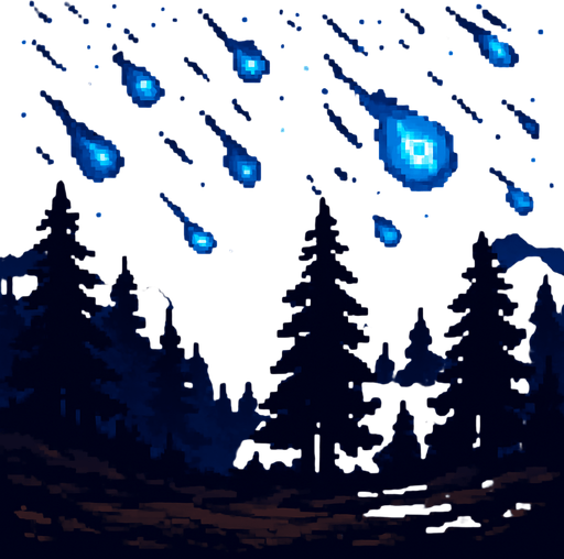 Elimina los cristales y agrega árboles , estilo pixelart