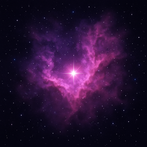 realistic distant detailed dust pink purple nebula star.
In-Game asset.  2d.  High contrast.  No shadows