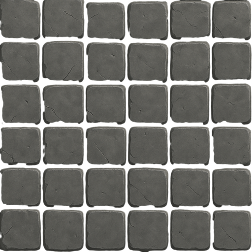 Por favor haz la textura de piedras cuadradas desde arriba, las piedras color plomo
