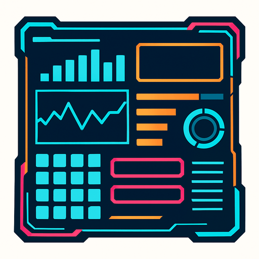 Ui panel futurista.
In-Game asset.  2d.  High contrast.  No shadows