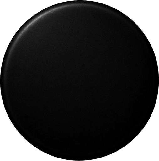 Un círculo negro realista.
In-Game asset.  2d.  High contrast.  No shadows. Realista