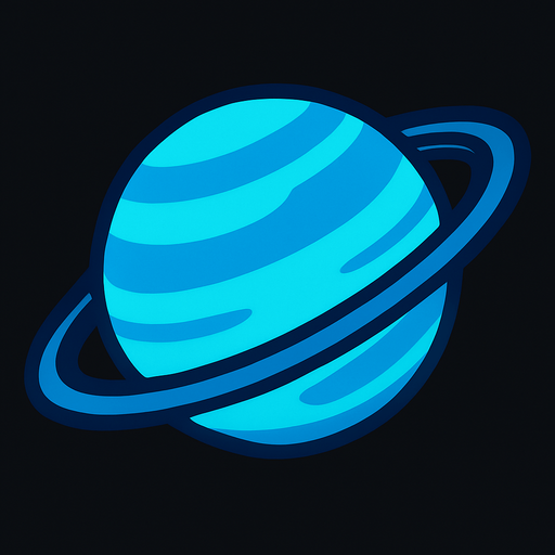 Uranus.
In-Game asset.  2d.  High contrast.  No shadows