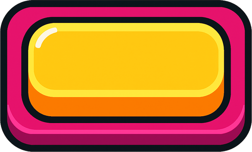 basılabilir tuş görseli dikdörtgen.
In-Game asset.  2d.  High contrast.  No shadows