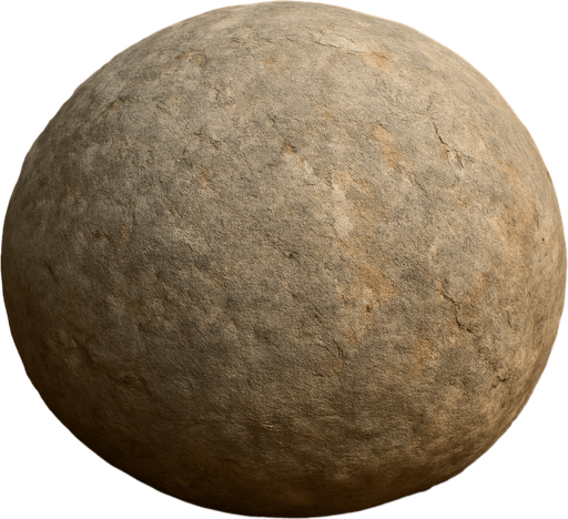 big round stone