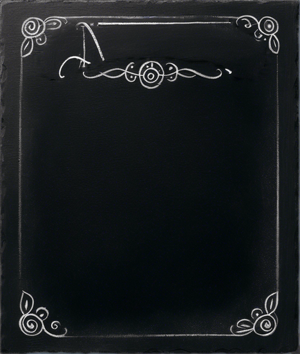 "NOVICE BLEND" handwritten in chalk