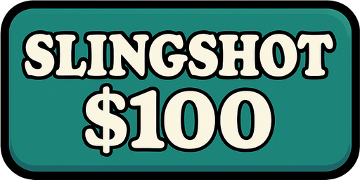 Make button Teal and change test to say 'Slingshot $100'