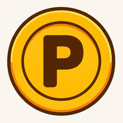 create a power up coin.
In-Game asset.  2d.  High contrast.  No shadows