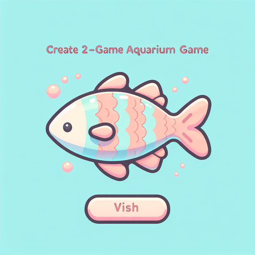 Рыбка для игры в аквариум, постэльные цвета
Single Game Texture. In-Game asset. 2d. Blank background. High contrast. No shadows.