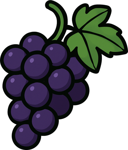 Üzüm.
In-Game asset.  2d.  High contrast.  No shadows