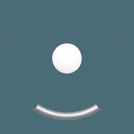 simple white ball