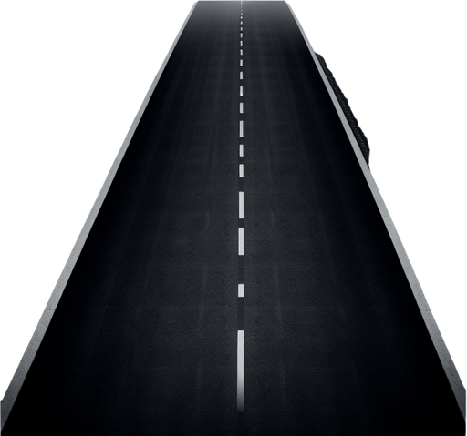 Black road.
Single Game Texture. In-Game asset. 2d. Blank background. High contrast. No shadows.