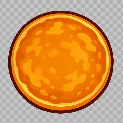 Golden pancake transparent transparent 2d 2d 2d 2d 2d 2d 2d topdown view topdown view topdown view.
In-Game asset.  2d.  High contrast.  No shadows