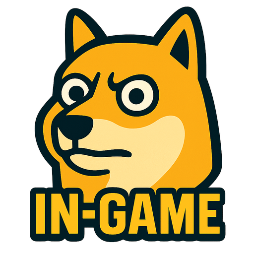 make those famous dog memes that are so well known.one cracter. head.
In-Game asset.  2d.  High contrast.  No shadows