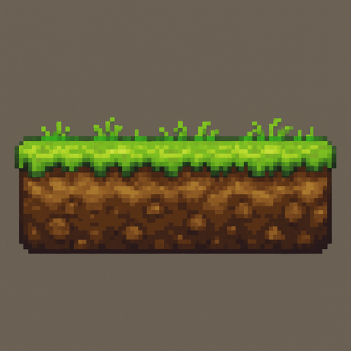 16 bit ground image.
In-Game asset.  2d