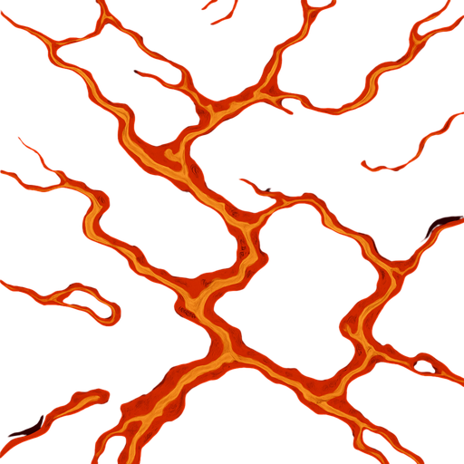 Magma oscura, ocupar toda la imagen, visto desde arriba.
In-Game asset.  2d.  High contrast.  No shadows